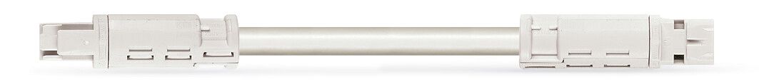 Systemverbindung 3p Serie 774 H05Z1Z1-F 3x2,5qmm L1000mm ws Buchse Stecker hfr