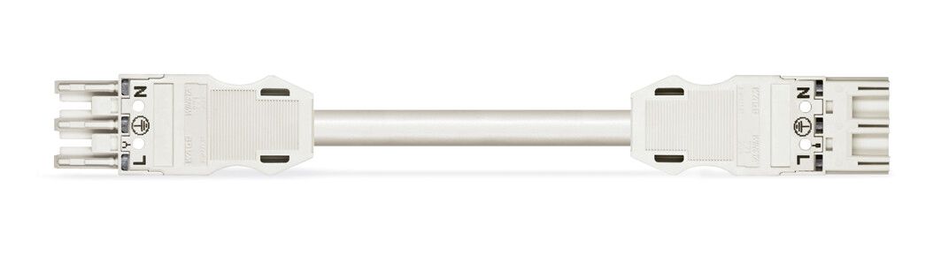 Systemverbindung 3p Serie 771 H05Z1Z1-F 3x1,5qmm L5000mm ws Buchse Stecker hfr