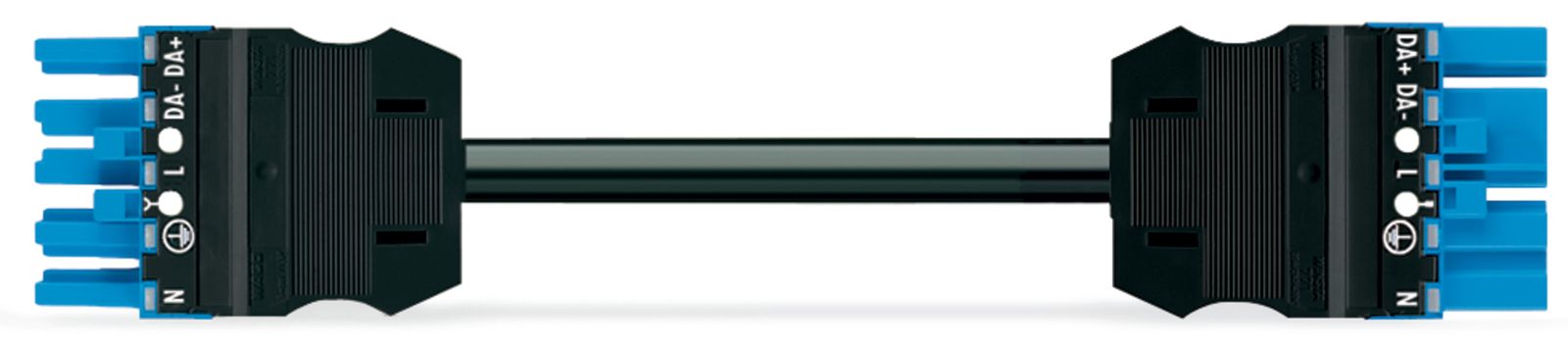 Verbindungskabel 5p Serie 771 H05VV-F sw 2,5qmm 5x2,5qmm L7000mm Buchse Stecker