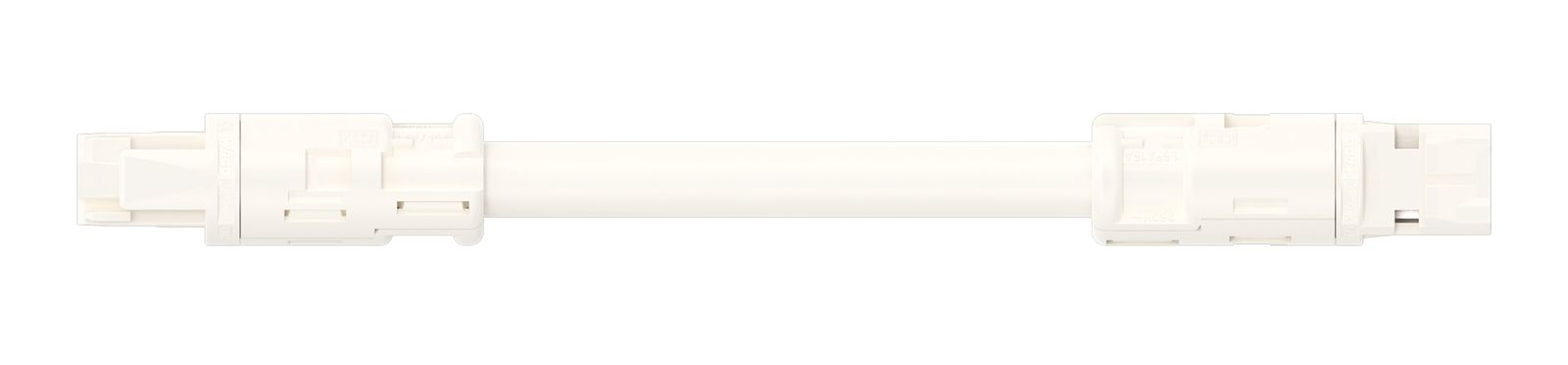 Verbindungskabel 3p Serie 774 H05VV-F ws 2,5qmm 3x2,5qmm L8000mm Buchse Stecker