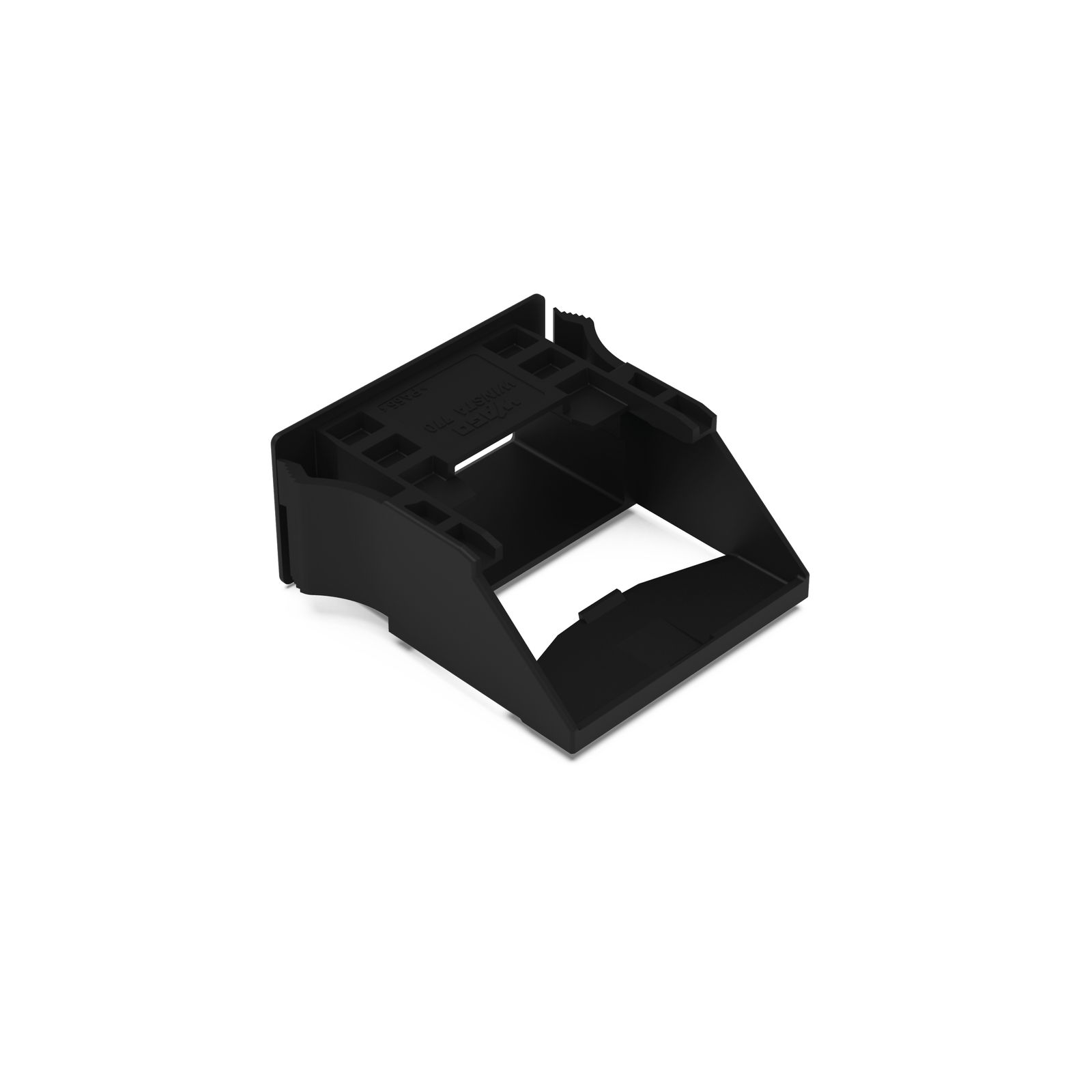 Rahmen Snap-In sw 3p Stecker/Buchse