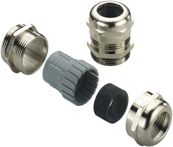 Kabelverschraubung PG21 Ms si vernick 7mm IP68 ger