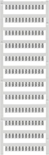 Klemmenmarkierung ws RM=5mm unbedr horiz/vert