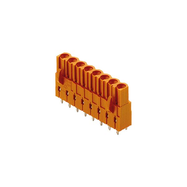 Platinenstecker Buchse 8p sw 1re 5,08mm zinn Löt fester Steckverbinder