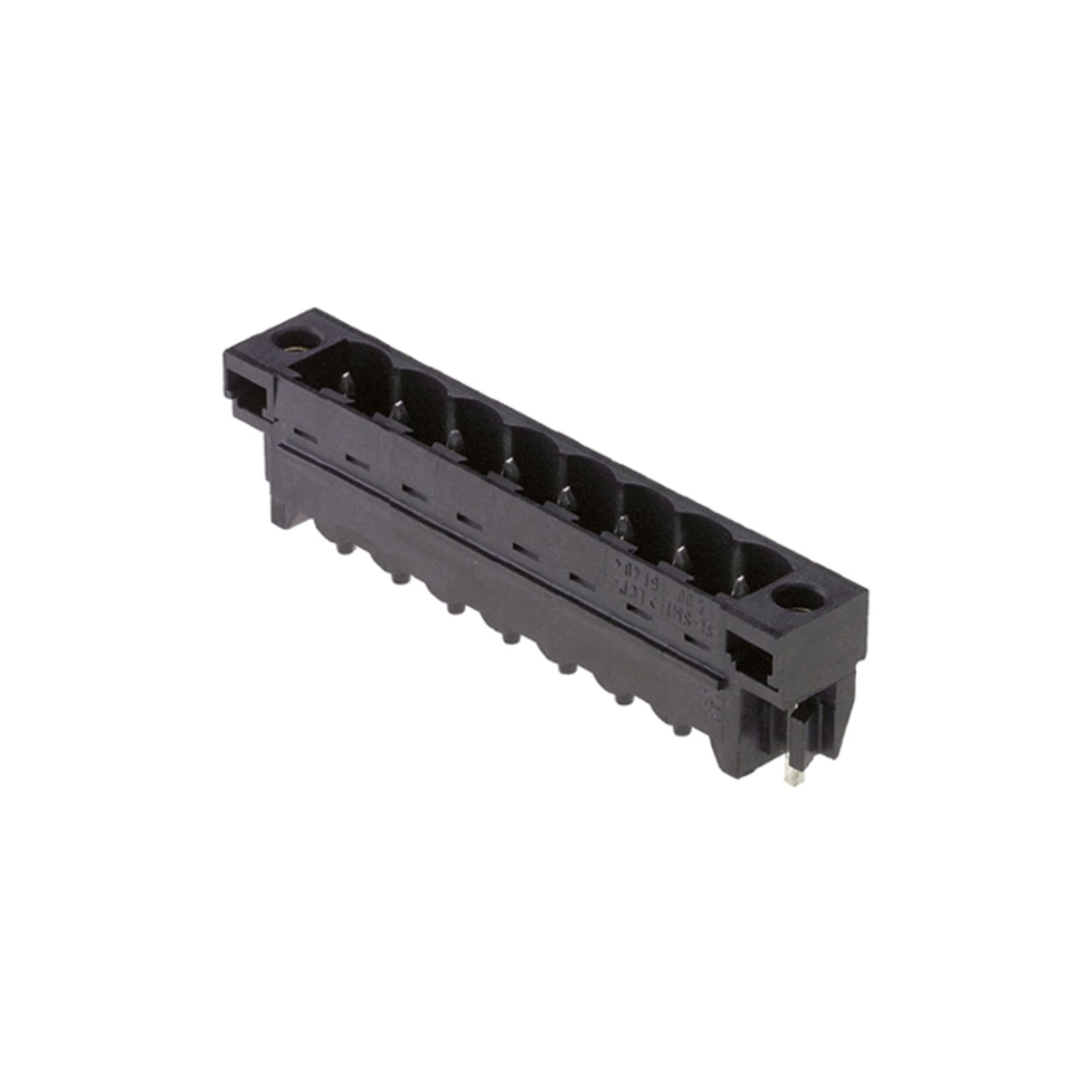 Platinenstecker Stift 17p sw 1re 5,08mm zinn THR fester Steckverbinder