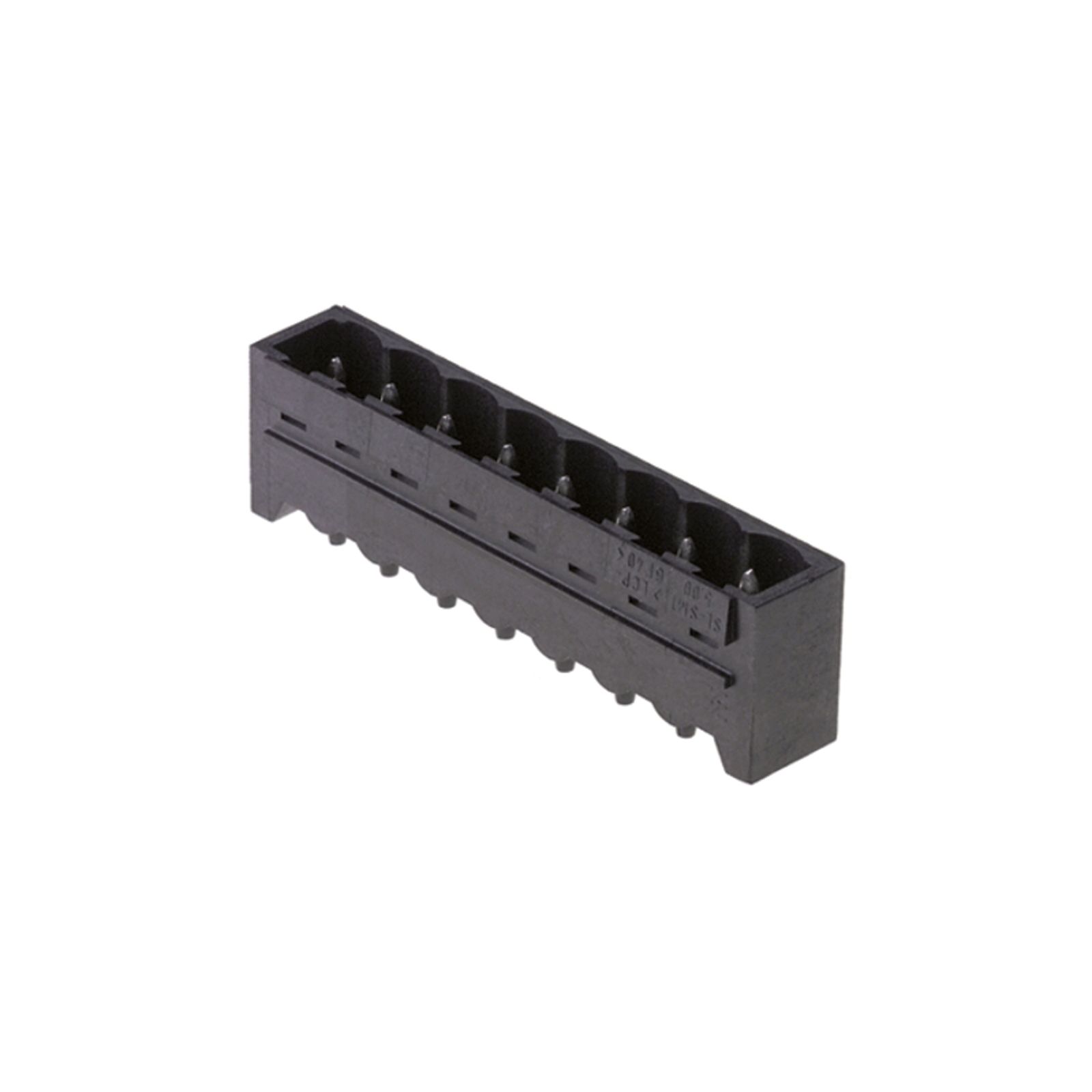 Platinenstecker Stift 15p sw 1re 5mm zinn THR fester Steckverbinder