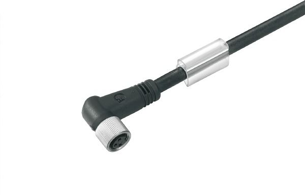 Sensor-Aktorkabel 4p 1,5m M8 Male abgew fr.Ende Polyurethan (PUR) hfr