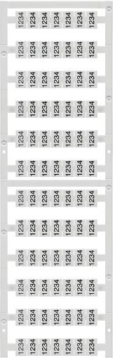 Klemmenmarkierung ws RM=8mm unbedr horiz/vert