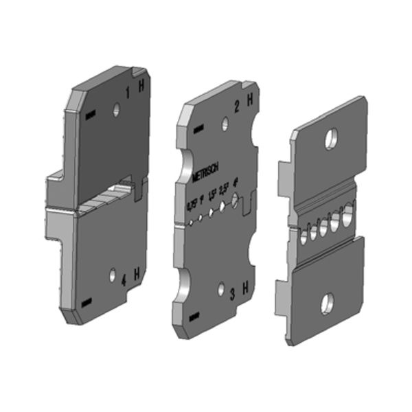 Abisolierwerkzeug 0,75-4qmm Rundschn Kerbtiefe einst Auswechselbare Messer