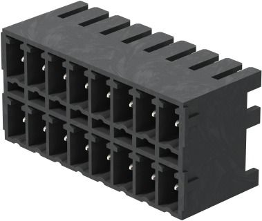 Platinenstecker Stift 16p sw 2re 3,81mm zinn THR 3,2mm fester Steckverbinder