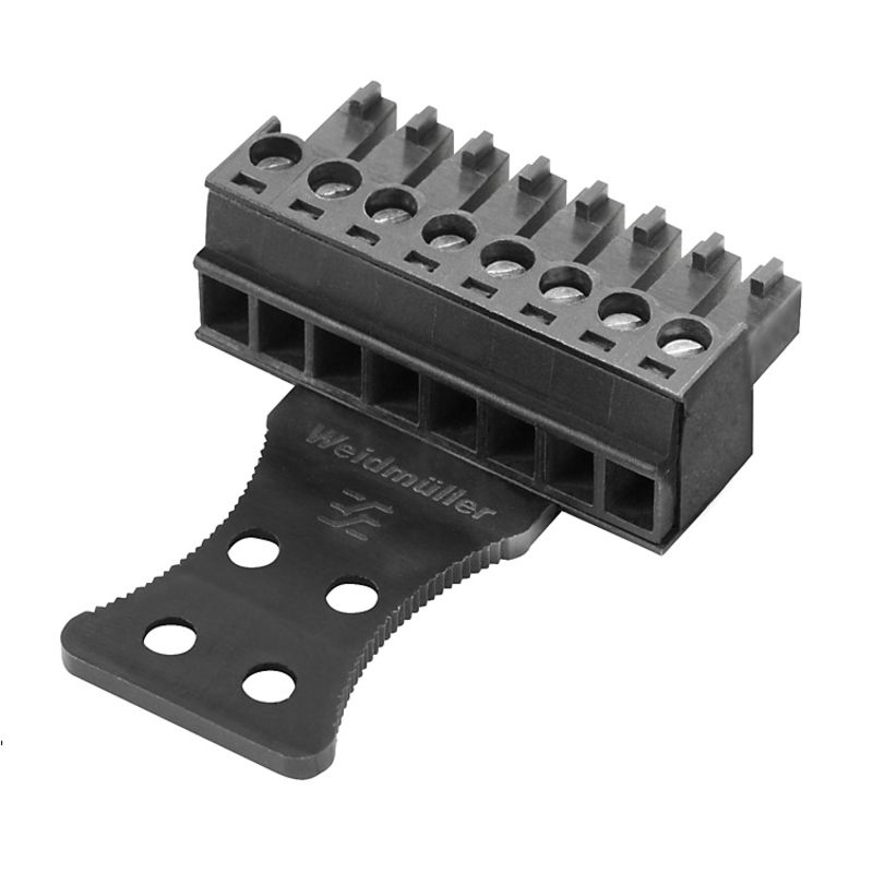 Platinenstecker Buchse 8p sw 1re 3,81mm zinn Löt fester Steckverbinder