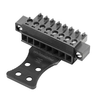 Platinenstecker Buchse 8p sw 1re 3,81mm zinn Löt fester Steckverbinder