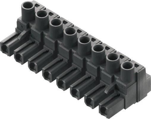 Platinenstecker Buchse 8p sw 1re 7,62mm zinn Direktans fester Steckverbinder