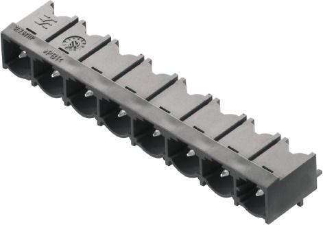 Platinenstecker Stift 8p sw 1re 7,62mm zinn Löt 3,2mm fester Steckverbinder