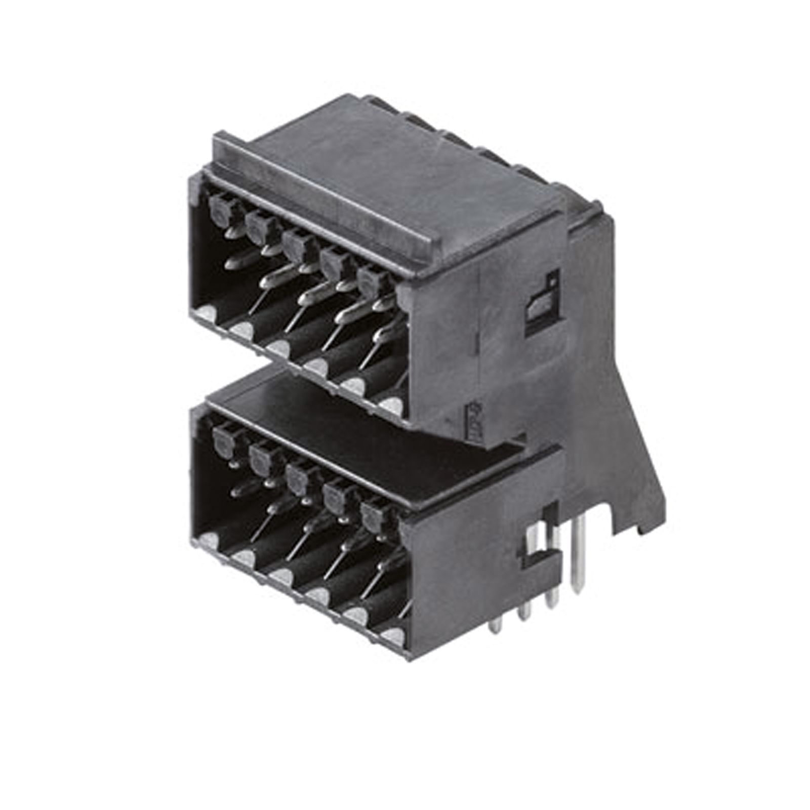 Platinenstecker Stift 20p sw 2re 3,5mm zinn THR 3,2mm fester Steckverbinder