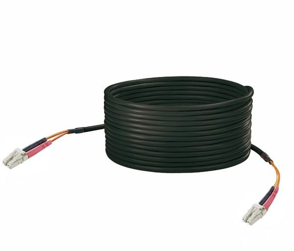 LWL-Patchkabel LC-D 50/125 OM2 100m sw MM50/125