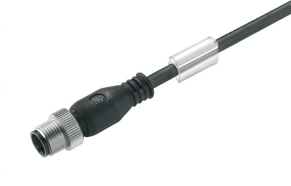 Sensor-Aktorkabel 5p 1,5m M12 Male ger fr.Ende PUR Polyurethan (PUR) hfr