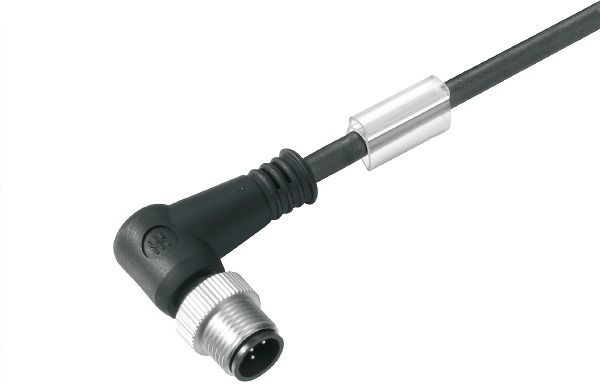 Sensor-Aktorkabel 5p 1,5m M12 Male abgew fr.Ende Polyurethan (PUR) hfr