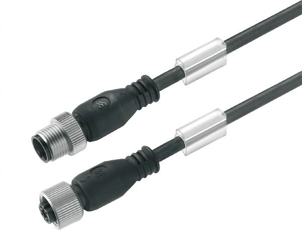 Sensor-Aktorkabel 5p 1,5m M12 Male ger M12 PUR hfr Polyurethan (PUR)