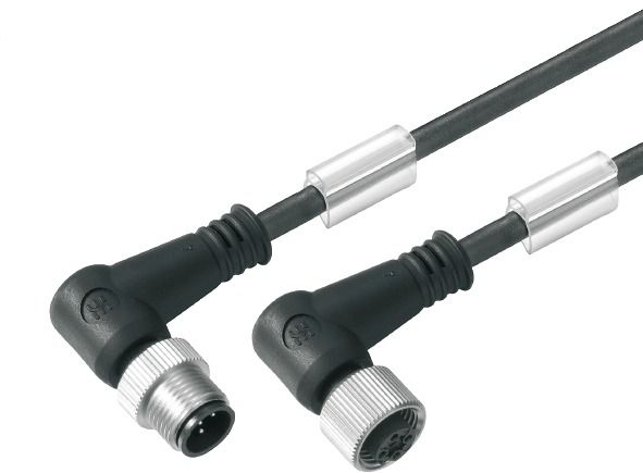 Sensor-Aktorkabel 3p 1,5m M12 Male abgew M12 PUR Polyurethan (PUR) hfr