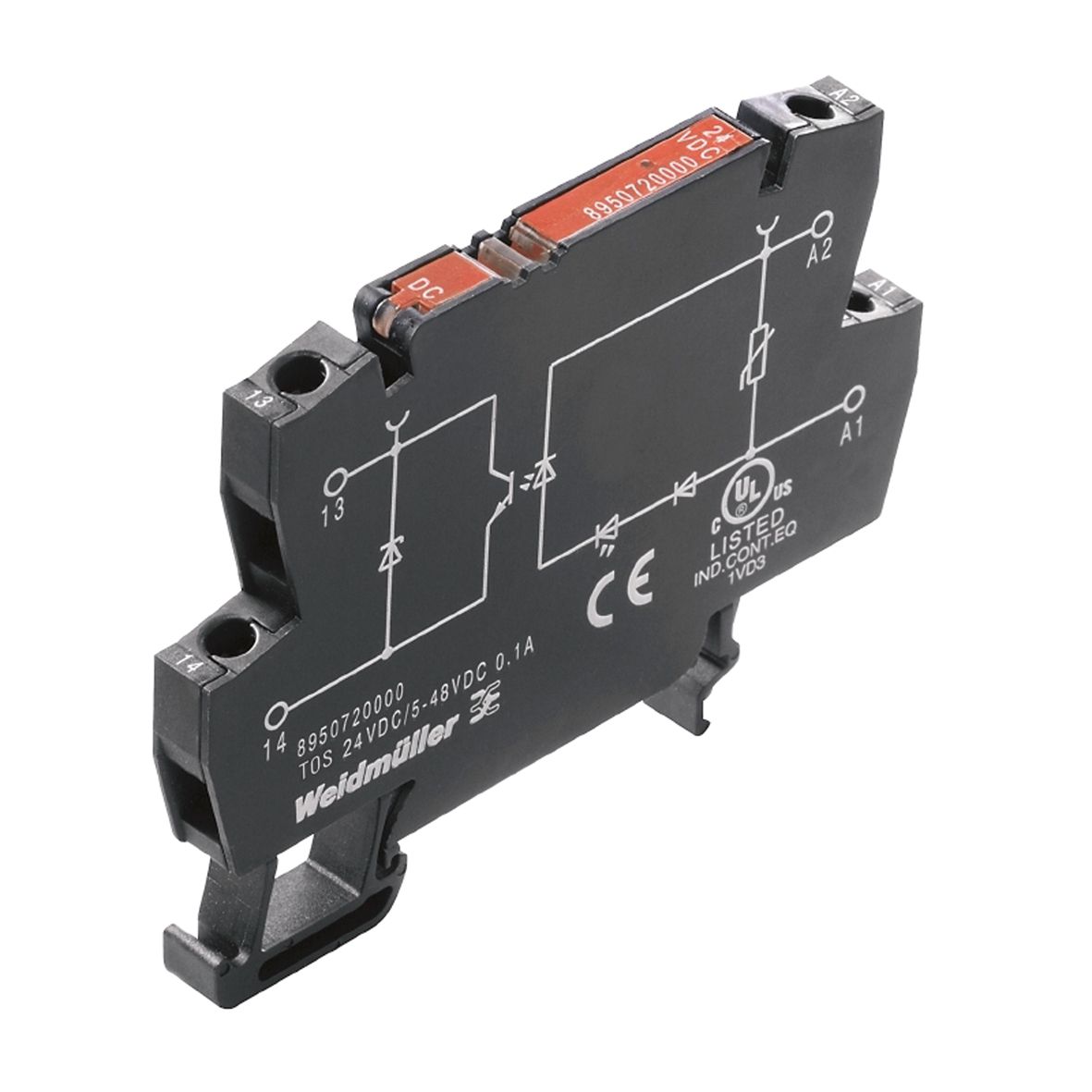 Optokoppler 230V 0,1A 5-48V Transistor LED m.LED-Anz