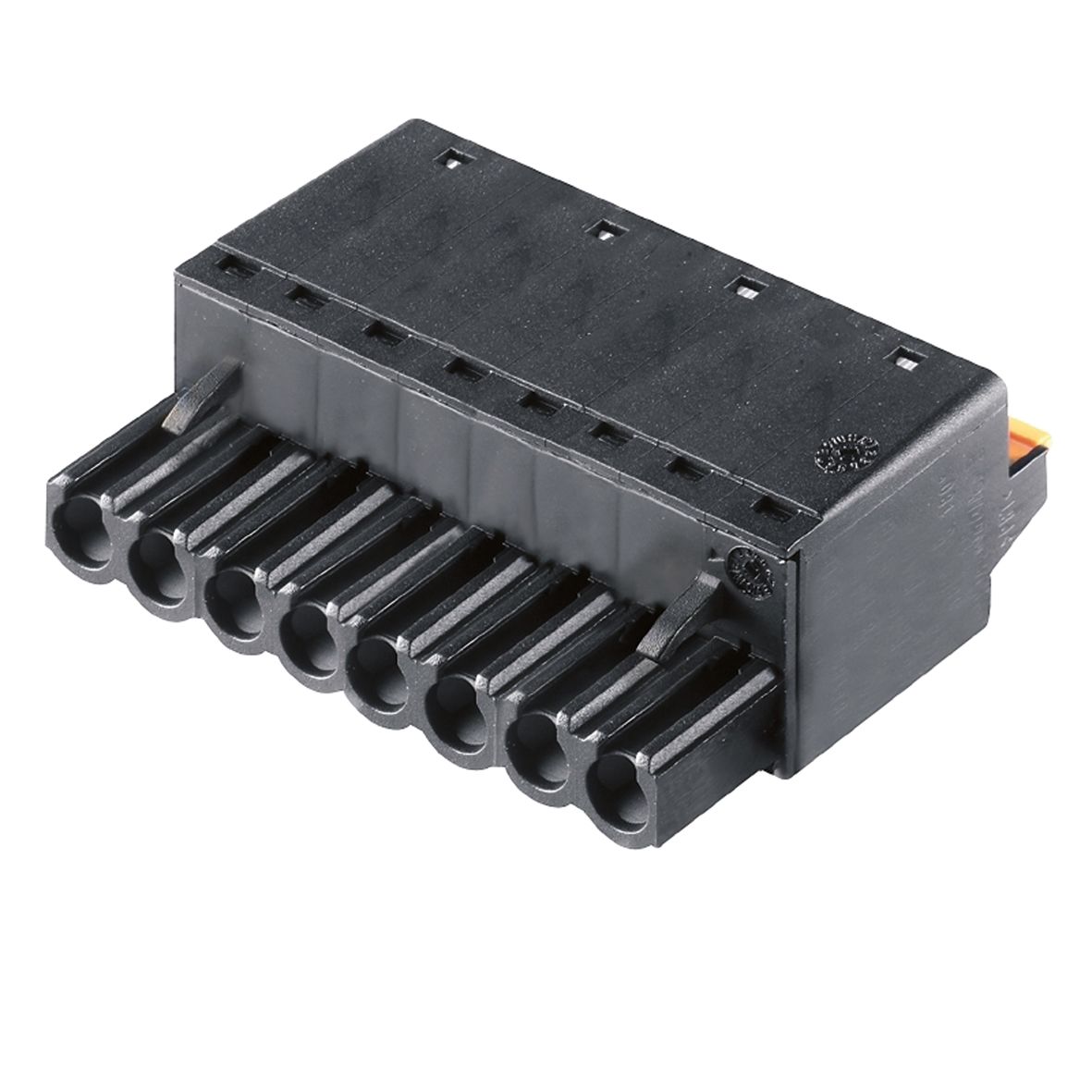 Platinenstecker Buchse 8p sw 1re 5mm zinn Direktans fester Steckverbinder