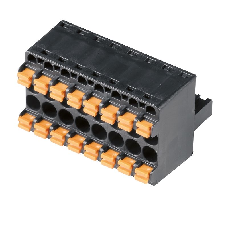 Platinenstecker Buchse 8p sw 1re 5,08mm zinn Direktans fester Steckverbinder
