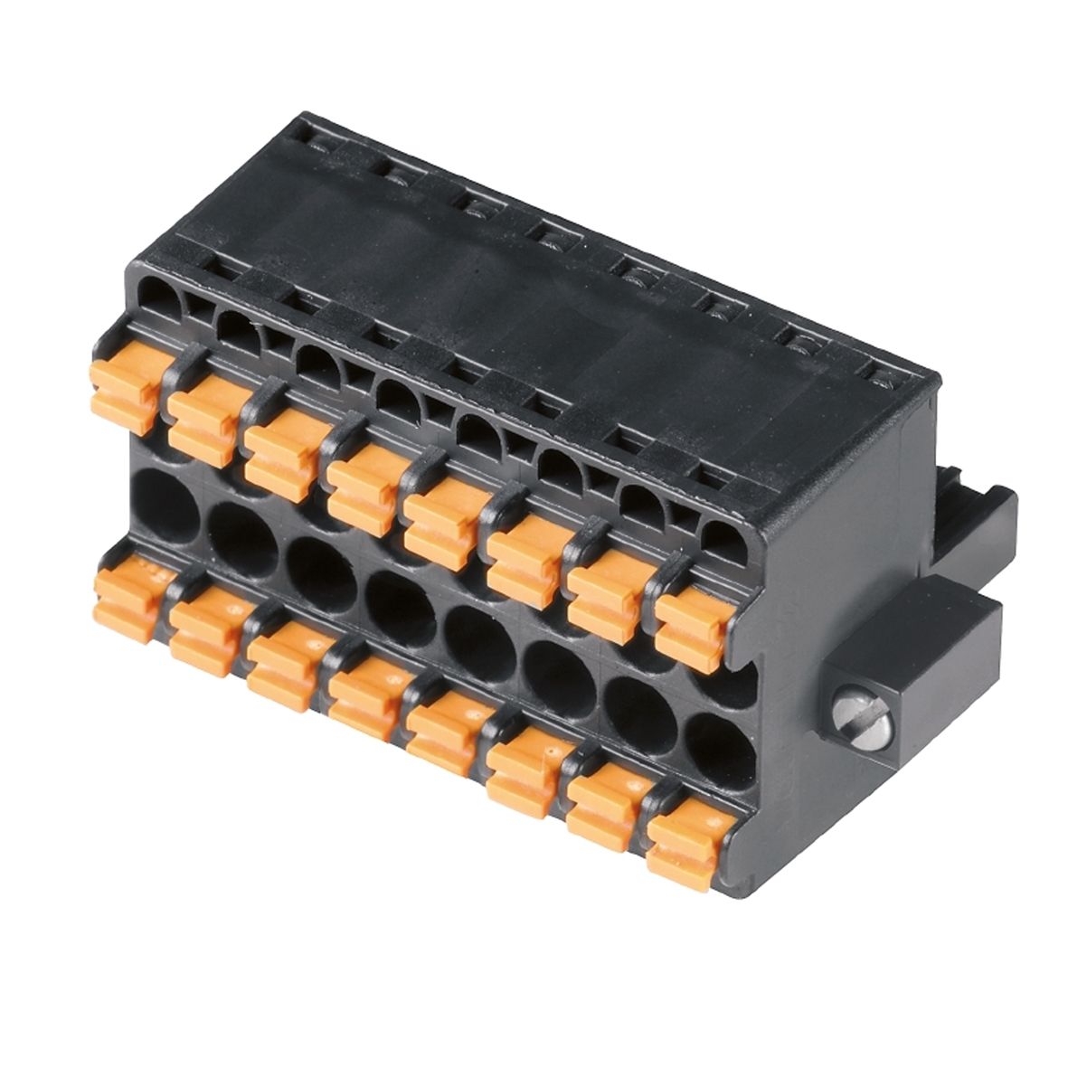 Platinenstecker Buchse 3p sw 1re 5,08mm zinn Direktans fester Steckverbinder