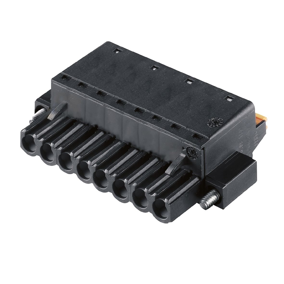 Platinenstecker Buchse 2p sw 1re 5mm zinn Direktans fester Steckverbinder