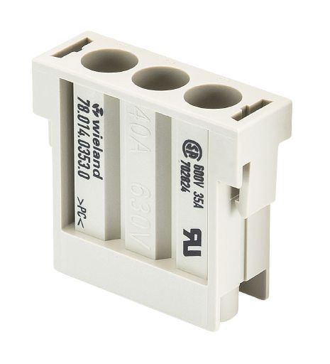 Kontakteinsatz Stift 3p Schraub 40A 630V 1,5-10qmm