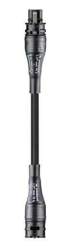 Systemverbindung 3p H05VV-F 2,5qmm sw L1000mm 3x2,5qmm Buchse Stecker 20A