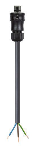 Systemverbindung 3p H07RN-F 4qmm L4000mm sw 3x4qmm Stecker fr.Ende 25A