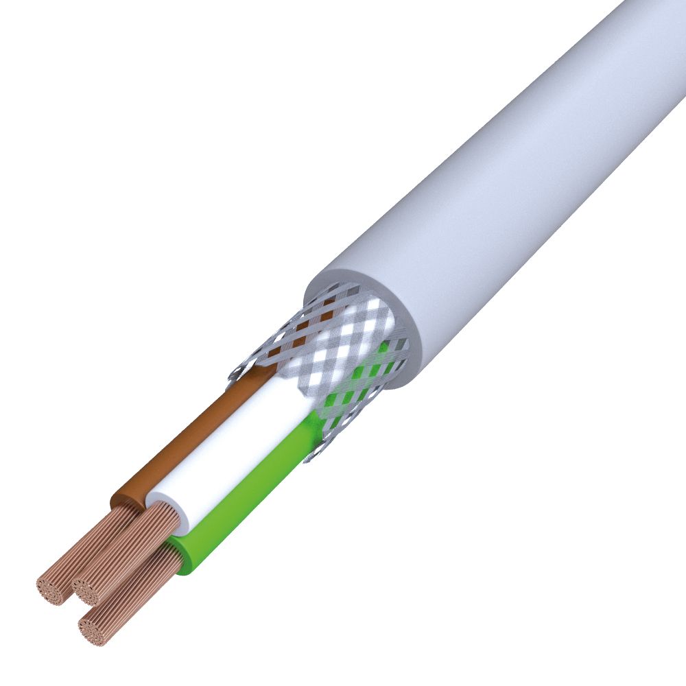 PVC-Steuerleitung Eca LIYCY 3x0,5 gr R100 gesch Ø5,8mm Polyvinylchlorid (PVC)