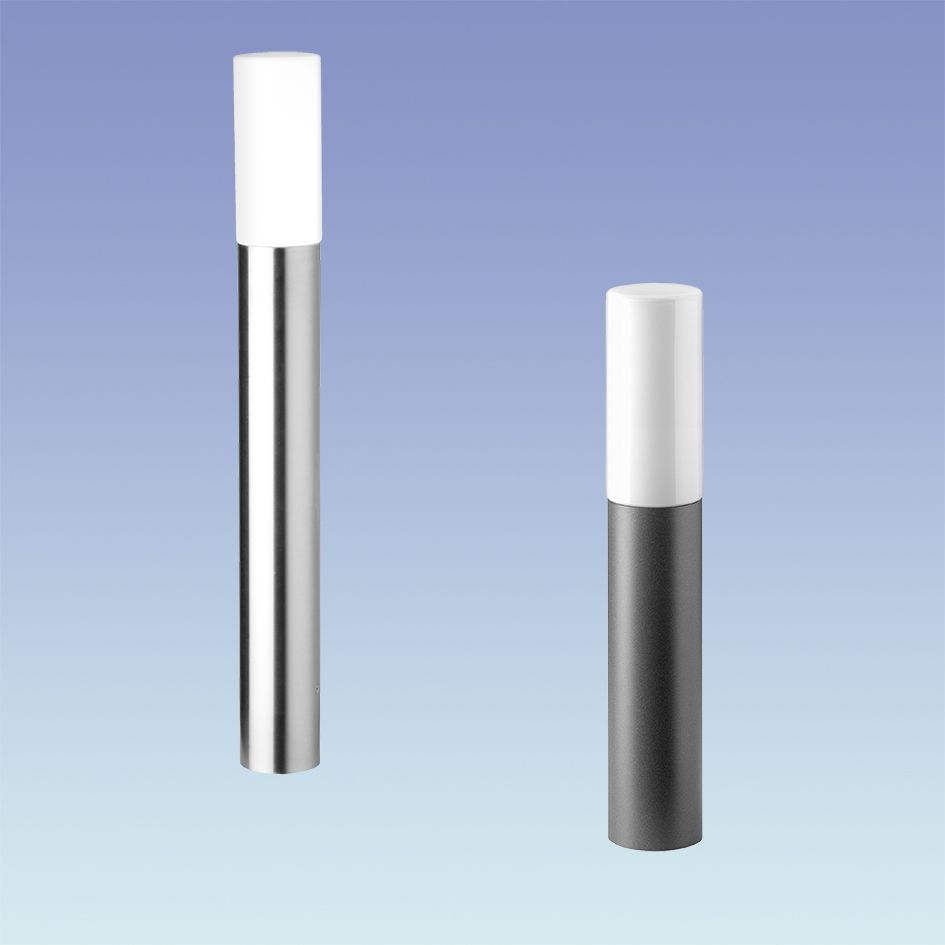 Pollerleuchte 100W AquaPolo E27 anth HV Edst IP44 Gl_opal