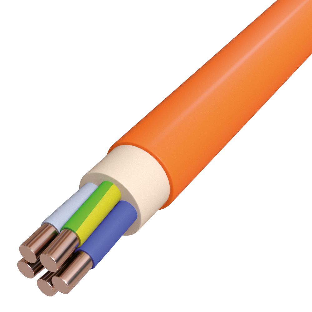 Starkstromkabel hfr E90 NHXH-J 5x16qmm RE TRS Halogenfrei nach EN IEC 60754-3