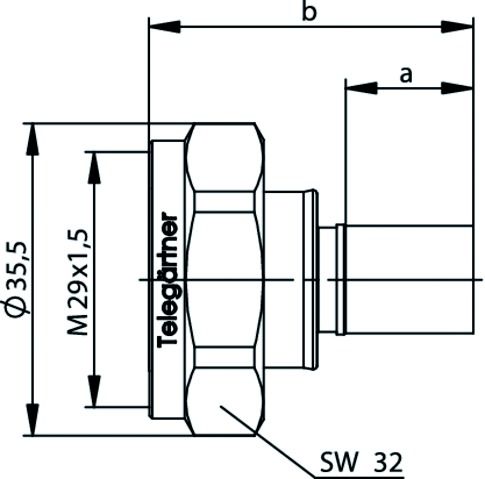 7/16-Stecker Rundkabel 50 50Ohm