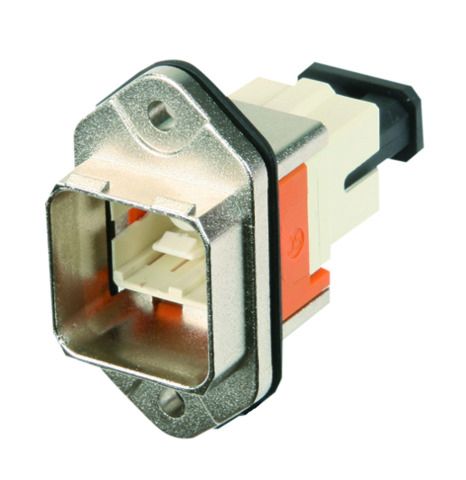 LWL-Kupplung SC-RJ SC-RJ MM Metall alu Flansch