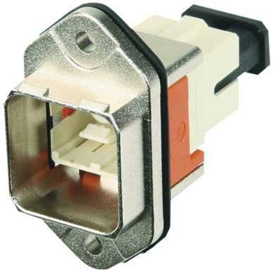 LWL-Kupplung SC-RJ SC-RJ MM Metall alu Flansch