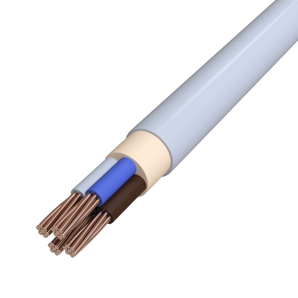 Mantelleitung Eca NYM-O 4x16qmm RE TRS 300/500V gr Cu Ø20,4mm