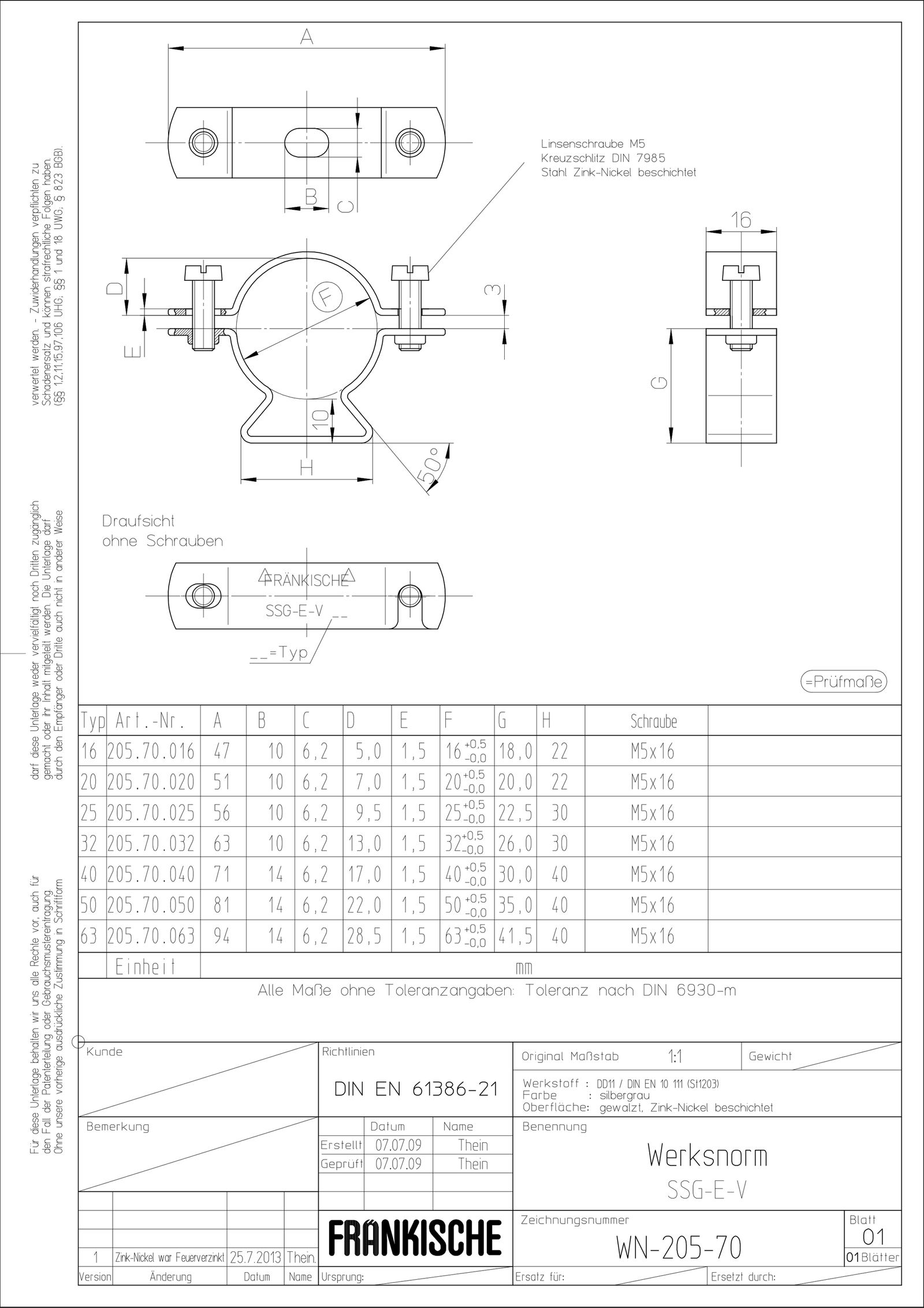 Befestigungsschelle Rohr Ø40mm ST f/vz f.Funkterh