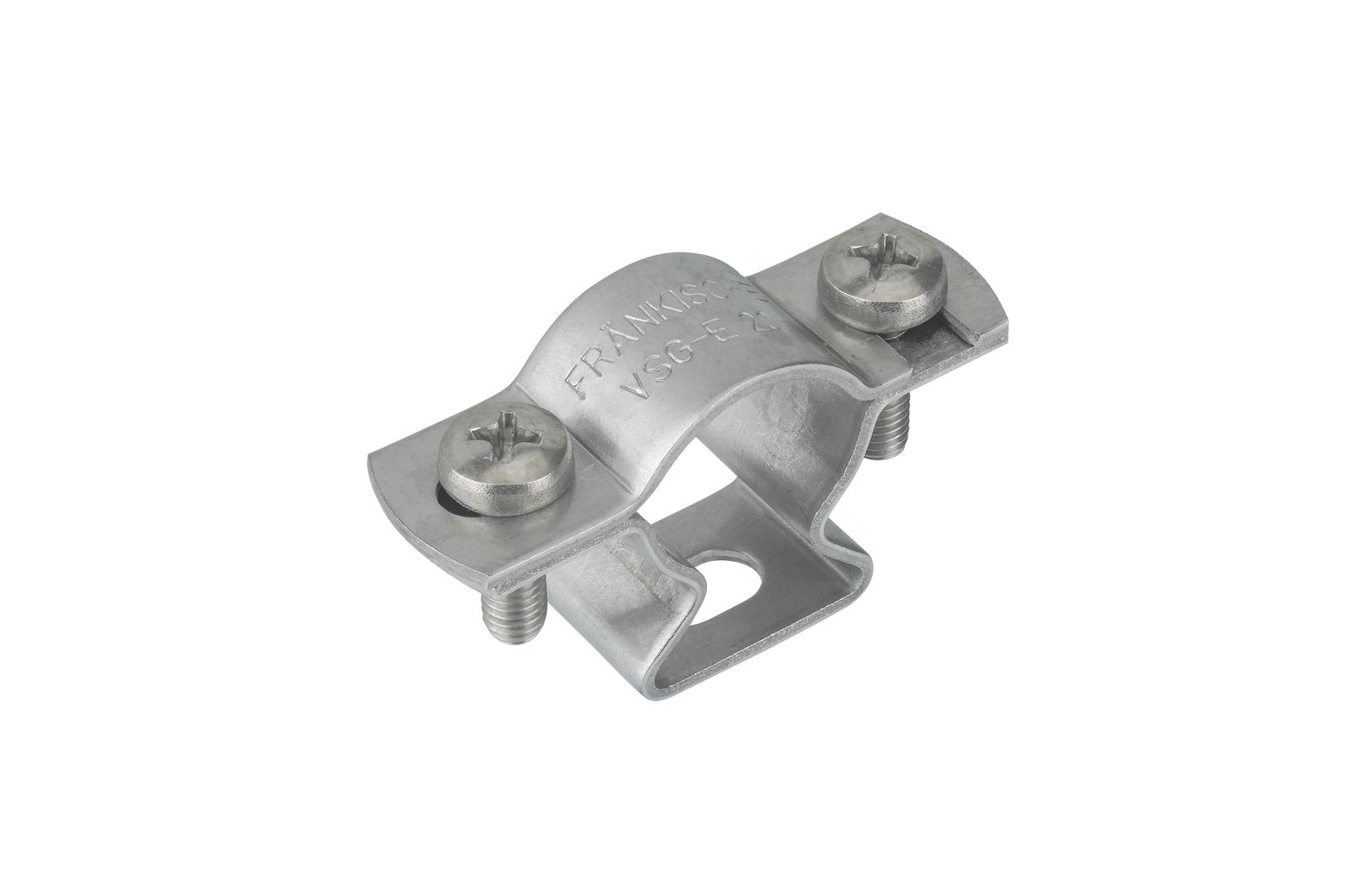 Befestigungsschelle Rohr Ø63mm VA unbeh