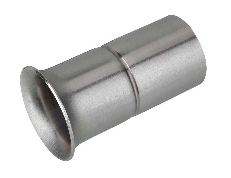 Steckendtülle Metall Ø63m edst unbeh Oberfläche gebürstet