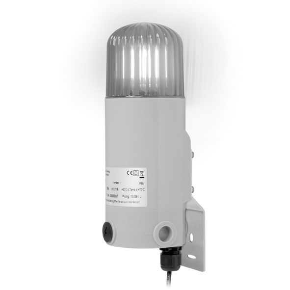 Blitzleuchte 230V/AC 0,125A IP66 ge Kst 15W Aufb Xenon