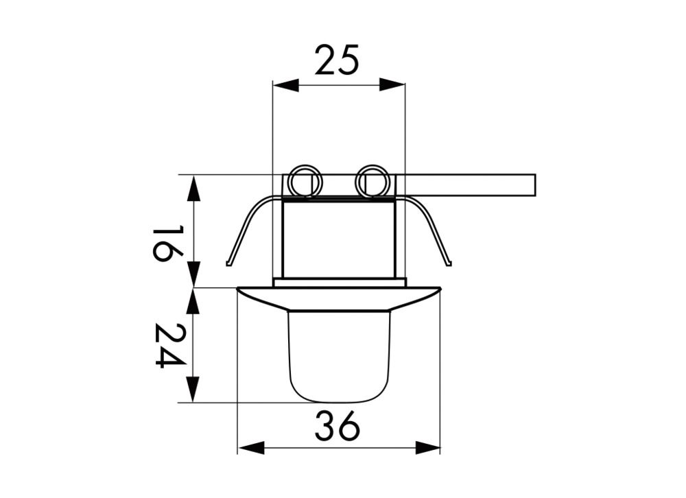 Präsenzmelder EB 0-230° 230V si mt IP65 fernb Einb 2300W