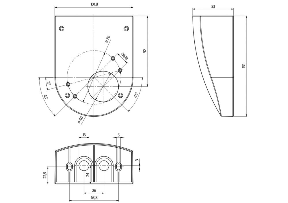 Wandhalterung ws Zubehör
