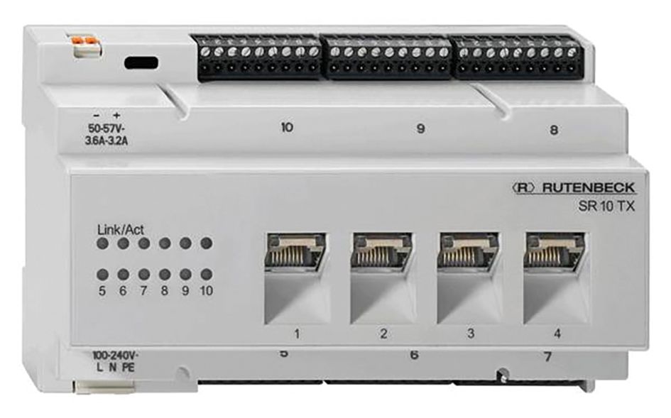 Switch Hutschiene 4x10/100/1000Mbps 6weitere