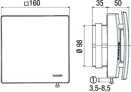 Lüftungsgitter Kst ws