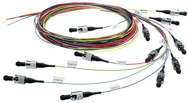 LWL-Pigtail LC 50/125 OM4 2m mehrf Aderpigtail MM50/125