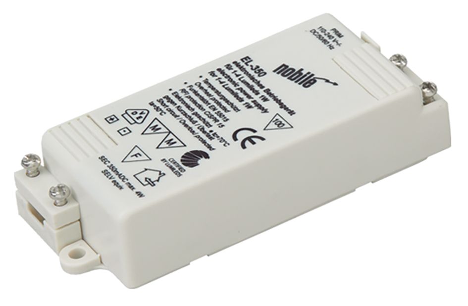 LED-Trafo 1,2-4W 350mA 11V IP20 Kstgeh stat 86x35x19mm