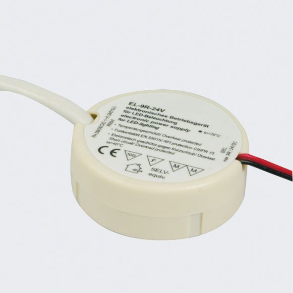 LED-Trafo 0-9W 24V IP20 Kstgeh stat
